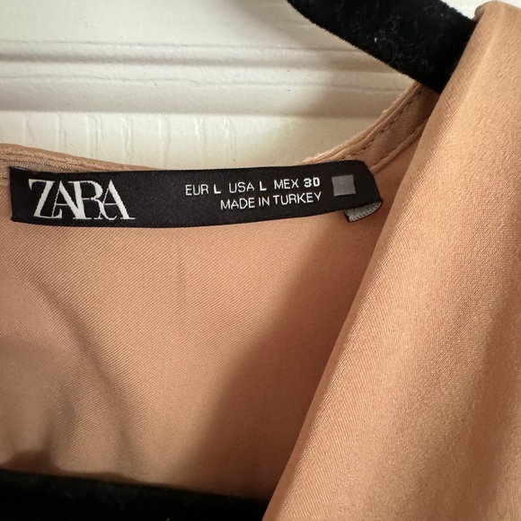 Zara Gold Satin Romper - Picture 3 of 3